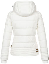 Marikoo Sole ladies winter hooded quilted jacket Weiß-Gr.XS