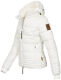 Marikoo Sole ladies winter hooded quilted jacket Weiß-Gr.XS