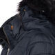Navahoo Umay Damen lange Winterjacke mit Fellkragen Navy-Gr.XL