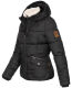 Navahoo Megan ladies winter hooded quilted jacket Schwarz-Gr.L