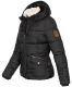 Navahoo Megan ladies winter hooded quilted jacket Schwarz-Gr.XXL