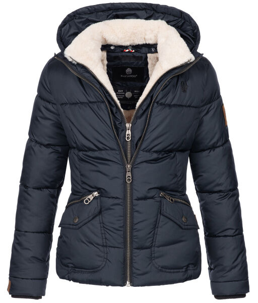 Navahoo Megan ladies winter hooded quilted jacket Navy-Gr.XS