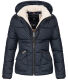 Navahoo Megan ladies winter hooded quilted jacket Navy-Gr.XS