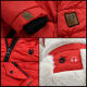 Navahoo Megan Damen Winter Steppacke mit Kapuze Rot-Gr.XS