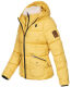 Navahoo Megan ladies winter hooded quilted jacket Gelb-Gr.XS