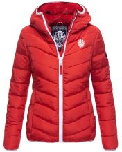 Navahoo Elva leichte Damen Stepp Jacke Rot Größe M - Gr. 38