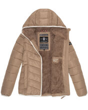Navahoo Elva Ladies Quilted Jacket B675 Taupe Size M - Size 38