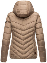 Navahoo Elva Ladies Quilted Jacket B675 Taupe Size M - Size 38