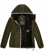 Navahoo Elva Ladies Quilted Jacket B675 Olive Size XS - Size 34