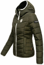 Navahoo Elva Ladies Quilted Jacket B675 Olive Size S - Size 36