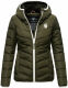 Navahoo Elva Ladies Quilted Jacket B675 Olive Size S - Size 36