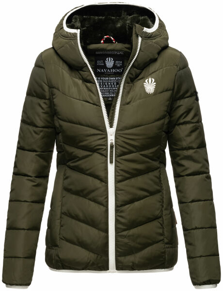 Navahoo Elva Ladies Quilted Jacket B675 Olive Size XXL - Size 44