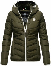 Navahoo Elva Ladies Quilted Jacket B675 Olive Size XXL - Size 44