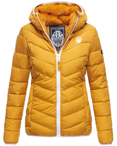 Navahoo Elva leichte Damen Stepp Jacke Gelb Größe XS - Gr. 34