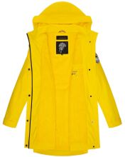 Navahoo Deike ladies rain jacket raincoat long teddy fur