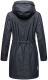 Navahoo Deike Damen Regenjacke Regenmantel lang Teddyfell Navy-Gr.L