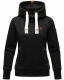 Navahoo ladies hooded sweatshirt pullover - Black-Gr.M