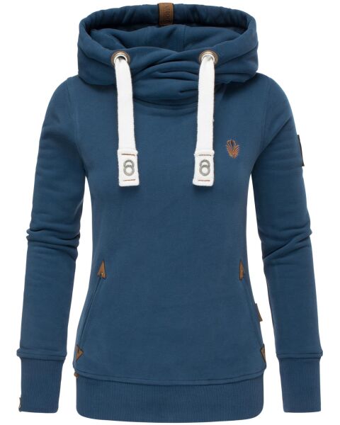 Navahoo ladies hooded sweatshirt pullover - Navy-Gr.XXL