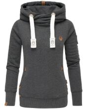 Navahoo ladies hooded sweatshirt pullover - Dark Gray-Gr.M
