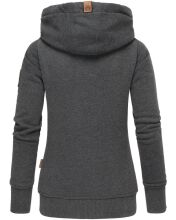 Navahoo Damen Sweatshirt Hoodie mit Kapuze Dunkelgrau Größe XL - Gr. 42