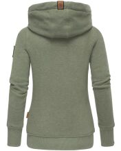 Navahoo ladies hooded sweatshirt pullover - Khaki-Gr.S