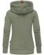 Navahoo ladies hooded sweatshirt pullover - Khaki-Gr.S
