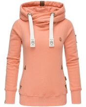 Navahoo ladies hooded sweatshirt pullover - Apricot-Gr.S