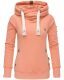 Navahoo ladies hooded sweatshirt pullover - Apricot-Gr.S