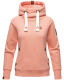 Navahoo Damen Sweatshirt Hoodie mit Kapuze Apricot Größe XXL - Gr. 44