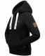 Navahoo Damlaa Damen Kapuzenpullover Sweatshirt Hoodie Schwarz Größe L - Gr. 40