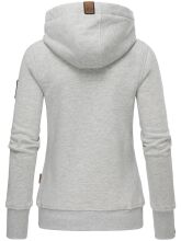 Navahoo Damlaa Damen Kapuzenpullover Sweatshirt Hoodie Hellgrau Größe S - Gr. 36