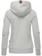 Navahoo Damlaa Damen Kapuzenpullover Sweatshirt Hoodie Hellgrau Größe S - Gr. 36