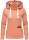Navahoo Raniaa ladies sweatshirt hoodie pullover sweater hoodie Apricot - Melange Größe XL - Gr. 42