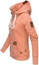 Navahoo Raniaa Damen Sweatshirt Hoodie Pullover Pulli Sweater Kapuze Apricot - Melange Größe XXL - Gr. 44
