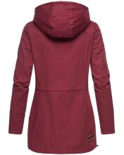 Marikoo Nyokoo Damen Herbst Frühling Übergangsjacke Bordeaux-Gr.S