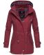 Marikoo Nyokoo Damen Herbst Frühling Übergangsjacke Bordeaux-Gr.S