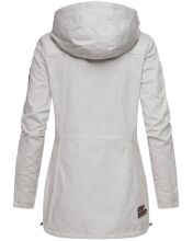 Marikoo Nyokoo Damen Herbst Frühling Übergangsjacke Hellgrau-Gr.S