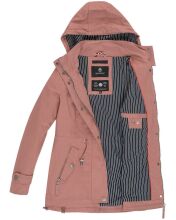 Marikoo Nyokoo Damen Herbst Frühling Übergangsjacke Rosa-Gr.S