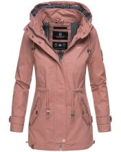 Marikoo Nyokoo Damen Herbst Frühling Übergangsjacke Rosa-Gr.M