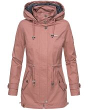 Marikoo Nyokoo Damen Herbst Frühling Übergangsjacke Rosa-Gr.M