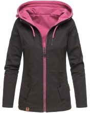 Marikoo Chuu Damen 2 in1 Wendejacke Schwarz-Gr.XS