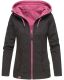 Marikoo Chuu Damen 2 in1 Wendejacke Schwarz-Gr.XS