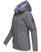 Marikoo Chuu Damen 2 in1 Wendejacke Anthrazit-Gr.XS