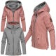 Marikoo Chuu Damen 2 in1 Wendejacke Rosa-Gr.XS