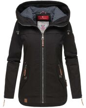 Navahoo Wekoo ladies spring jacket with hood - Black-Gr.XS
