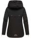 Navahoo Wekoo Damen Übergangsjacke mit Kapuze Schwarz  Größe S - Gr. 36