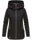 Navahoo Wekoo ladies spring jacket with hood - Black-Gr.XXL