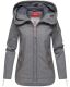 Navahoo Wekoo ladies spring jacket with hood - Anthracite-Gr.XS