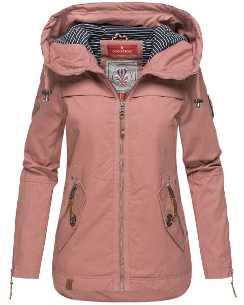 Navahoo Wekoo ladies spring jacket with hood - Rosa-Gr.S