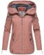 Navahoo Wekoo ladies spring jacket with hood - Rosa-Gr.S